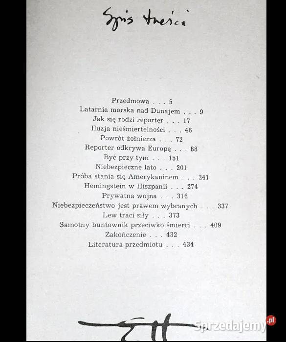 Hemingway Reporter Drahoslav i Ivan Machalowie twarda z obwolutą