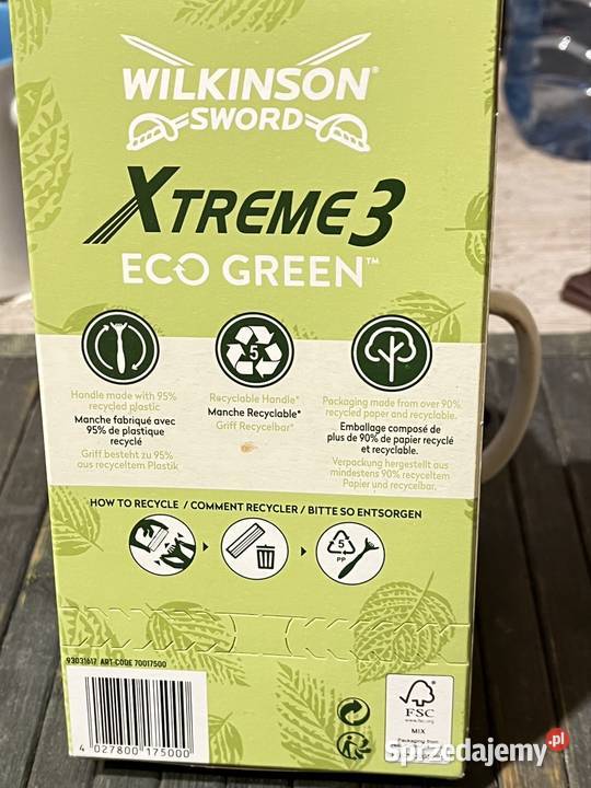 Manualna maszynka do golenia WilkinsonSword kujawsko-pomorskie Włocławek
