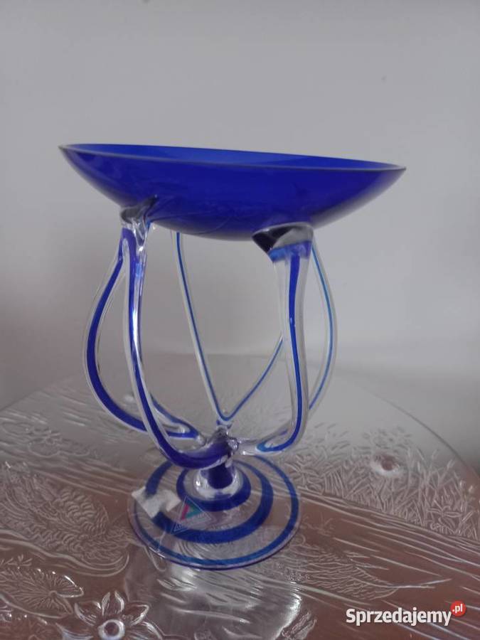 Szklana misa Meduza Krosno kujawsko-pomorskie Toruń sprzedam