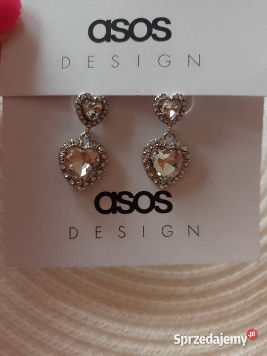 ASOS Bogato zdobione kolczyki ślubne z Londynu sprzedam
