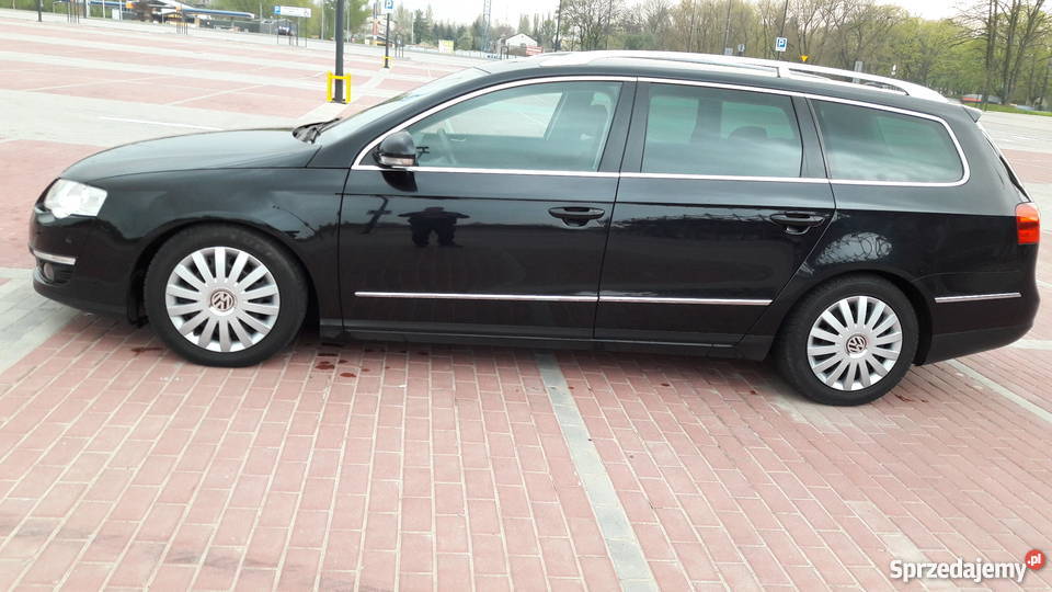 Volkswagen Passat 2008r B6 Kombiczarny NAVIDVD autoalarm Łódź