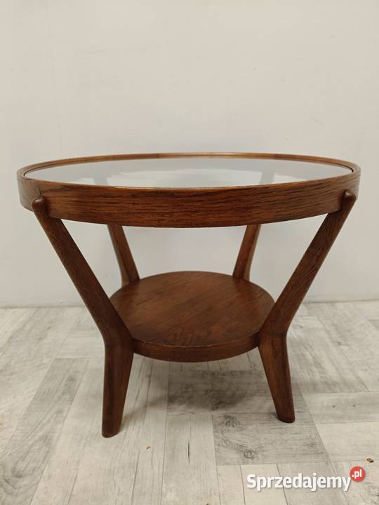 stolik okrągły kawowy projektowy Czechosłowacja Radomsko sprzedam