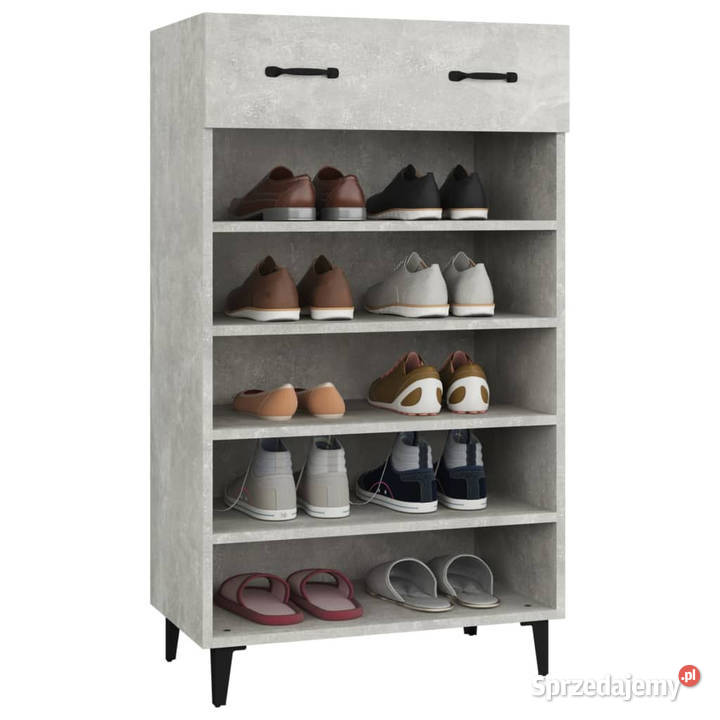 Szafka na buty szarość betonu 60x35x105 WM812793 sprzedam