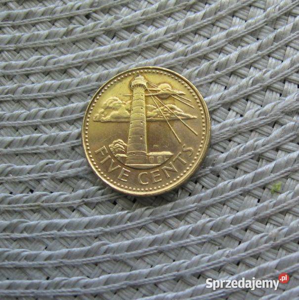 Barbados 5 Cent 1997r Numizmatyka