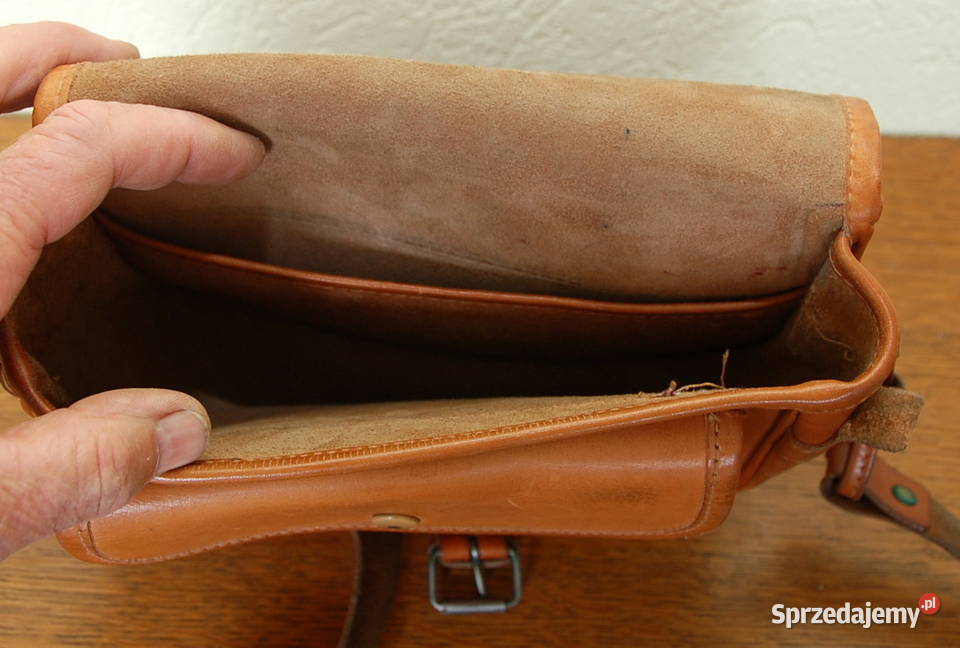 Teczka Skórzana Listonoszka MYŚLIWSKA gruba Uniseks Torby i torebki mazowieckie Warszawa