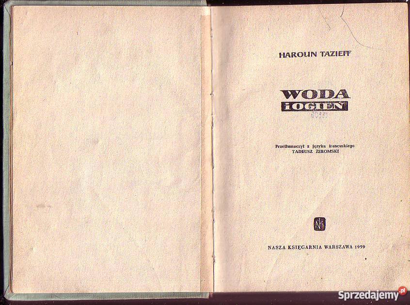 6451 WODA I OGIEŃ HAROUN TAZIEFF Czyrna