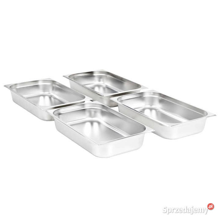 Pojemniki gastronomiczne 4 GN 11 100 mm stal Pozostałe Warszawa sprzedam