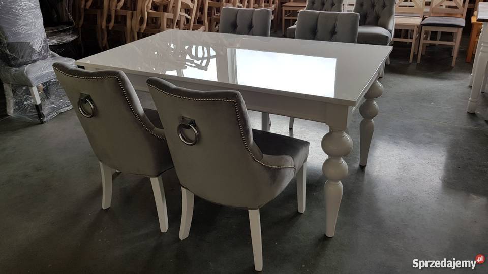 Tapicerowane krzesło z kołatką pinezkami hampton Opole sprzedam