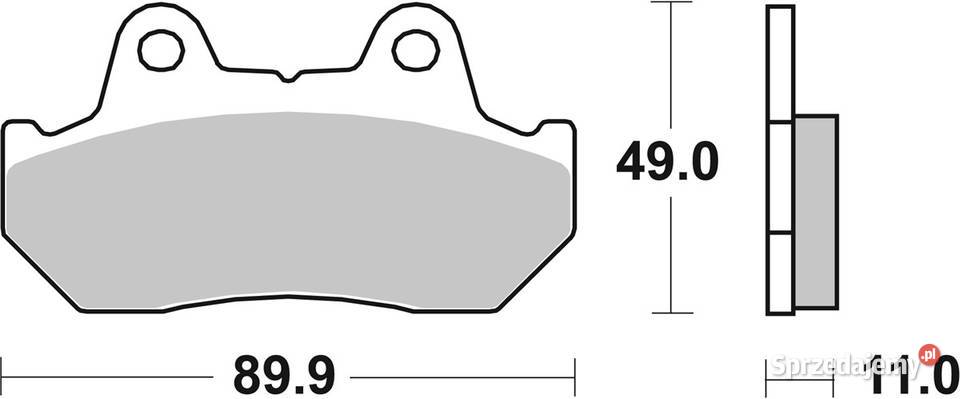 Klocki hamulcowe SBS 542HF HONDA VF700C Magna lubuskie Trzciel