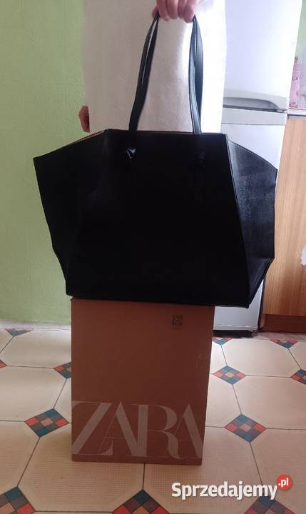 ZARA Duża geometryczna torebka torba z Madrytu Torby i torebki Kraków