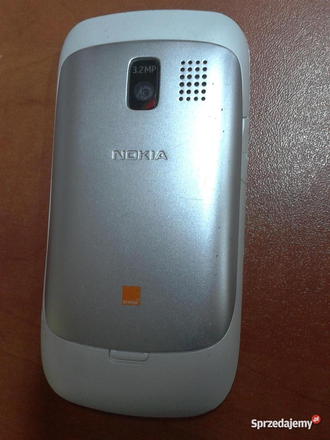 NOKIA ASHA 302 biała orange Ostróda