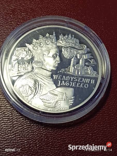 Medal 600 rocznica bitwy pod Grunwaldem Ag 999 Numizmatyka mazowieckie Warszawa sprzedam