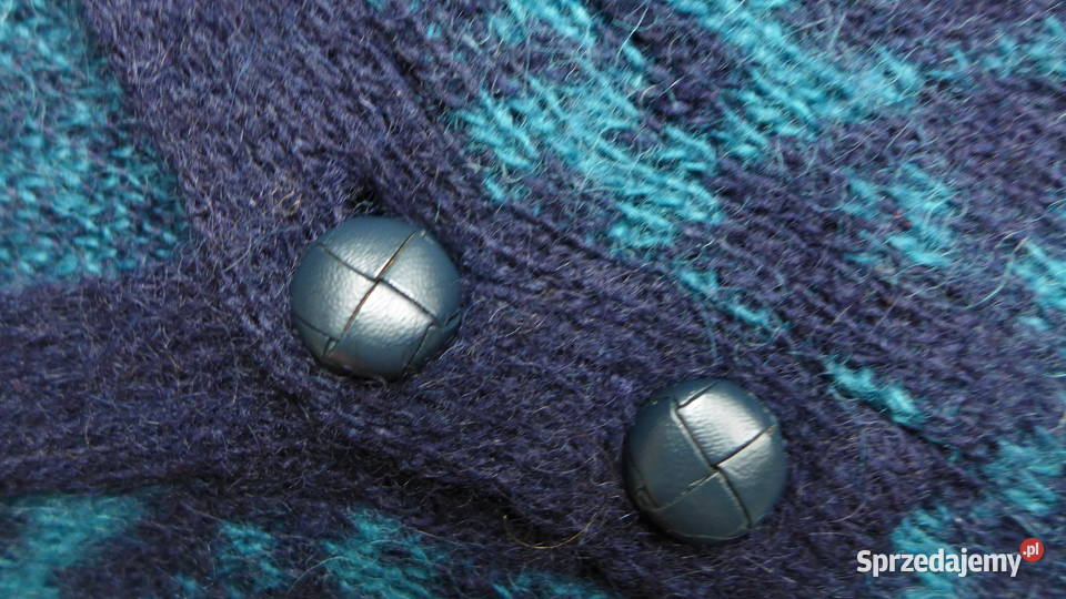 ISLANDZKI hipsterski wełniany sweter WEŁNA