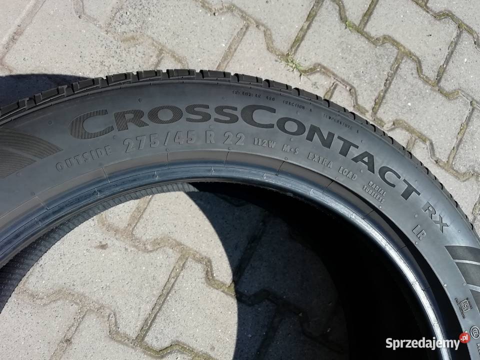 1x 27545R22 112W MS Continental CrossContact RX śląskie Pszczyna
