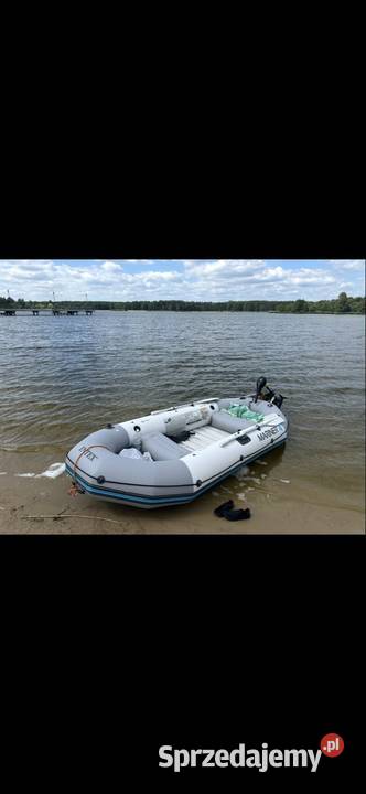 Ponton Intex Mariner 4 Silnik Volt Zefir 75 lbs Sport i Wypoczynek świętokrzyskie Kielce