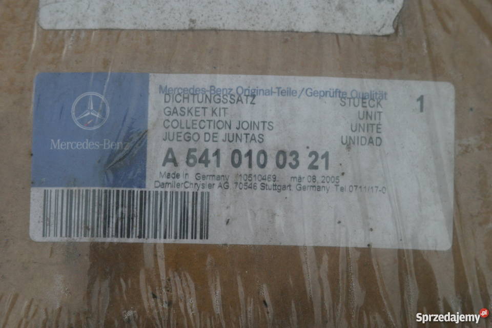 MERCEDES ACTROS USZCZELKA 5410100321 NOWA