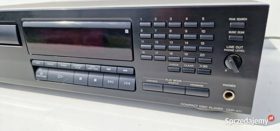 Sony odtwarzacz kompakt CD player CDP 411 CDP411