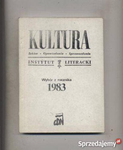 Kultura Wybór z rocznika 1983 Szczecin