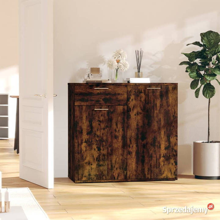 Szafka przydymiony dąb 80x36x75 WM815489 Warszawa