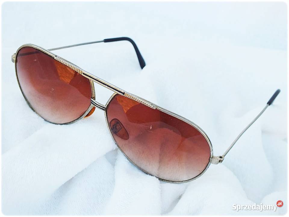 Stare Okulary przeciwsłoneczne Duże Aviator Żary