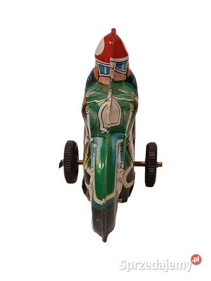 Motocyklista Stara Japońska Blaszana Zabawka podkarpackie Rzeszów
