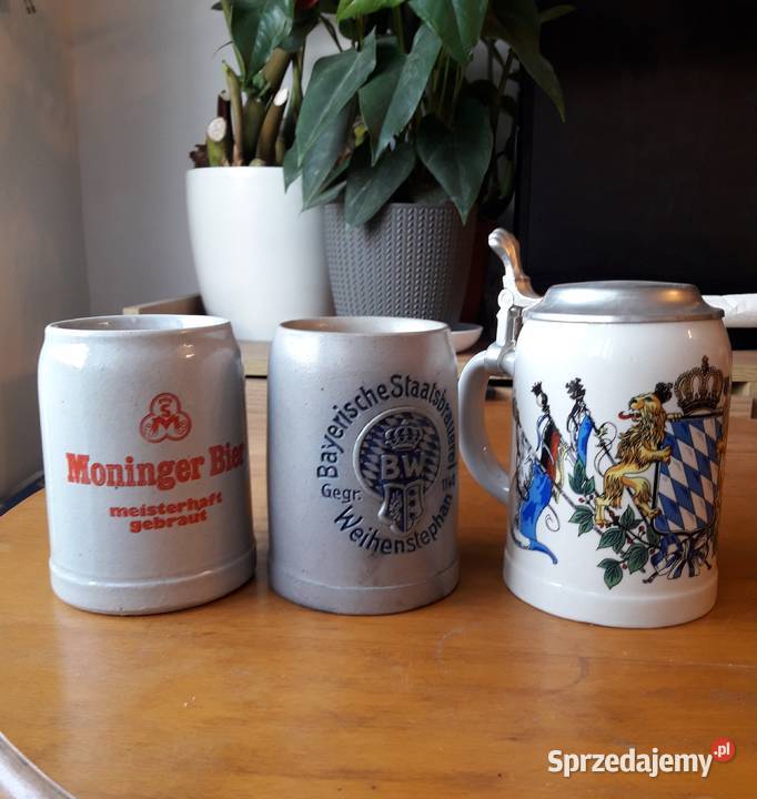 Stary kufel do piwa Niemcy ceramiczny 3