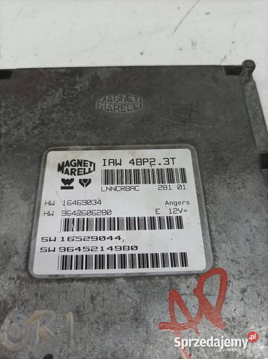 STEROWNIK SILNIKA 9642606280 IAW48P23T 20 B 136 sprzedam