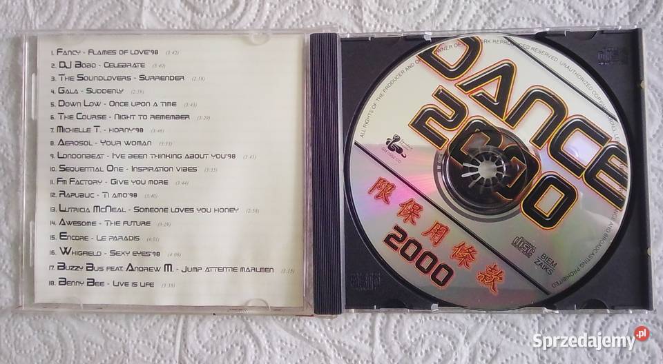 Dance 2000 płyta CD Płyty i kasety Gdynia sprzedam