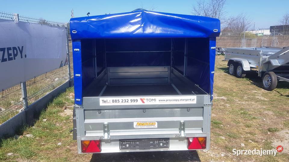 Przyczepka hamowana przyczepa NEPTUN 236x129 1040kg Piła