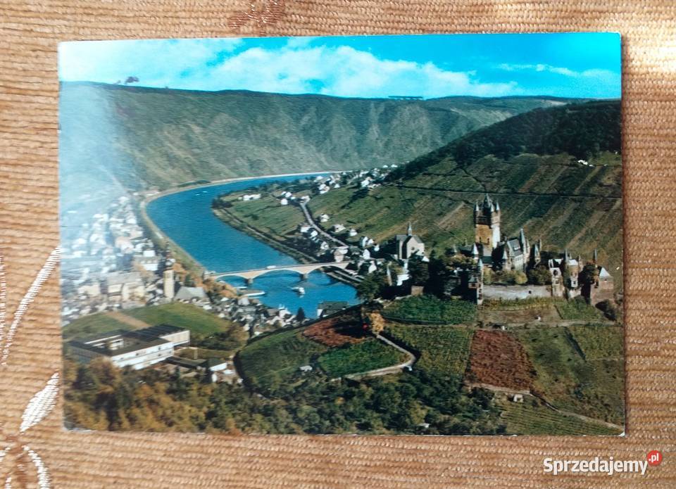 WIDOK NA ZAMEK COCHEM MOZELĄ Piszczac