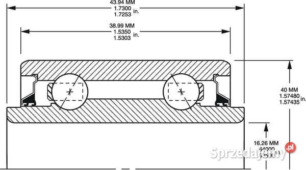 Łożysko kulkowe 5203KYY2 małopolskie Kamionna