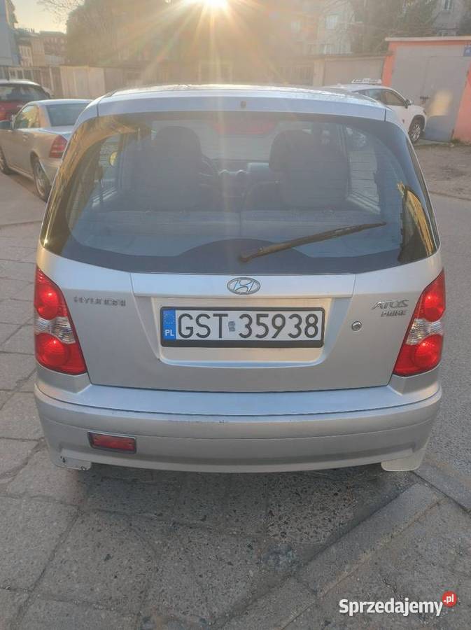 Hyundai Atos Prime 11B 2004r Opłaty 2027r Zarejestrowany w Polsce Elbląg