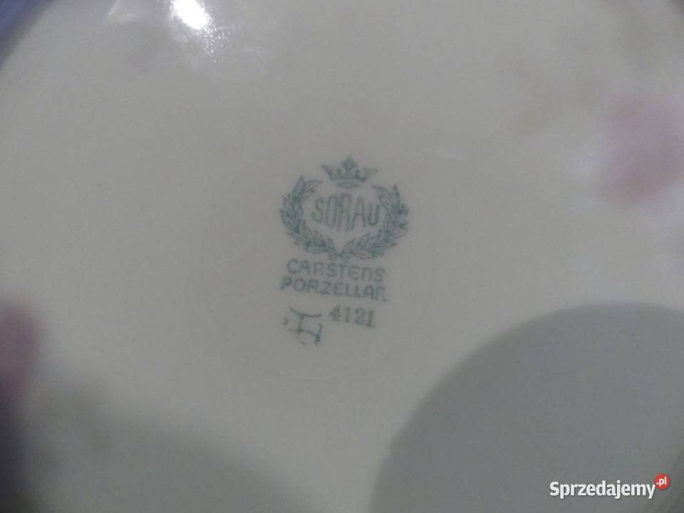 Komplet śniadaniowy Sorau Żary piękne ucho 1928 Poznań