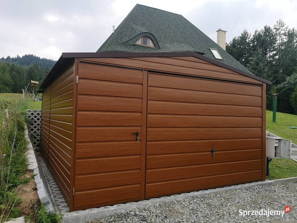 Producent garaży blaszanych profil zamknięty Gdańsk reklama