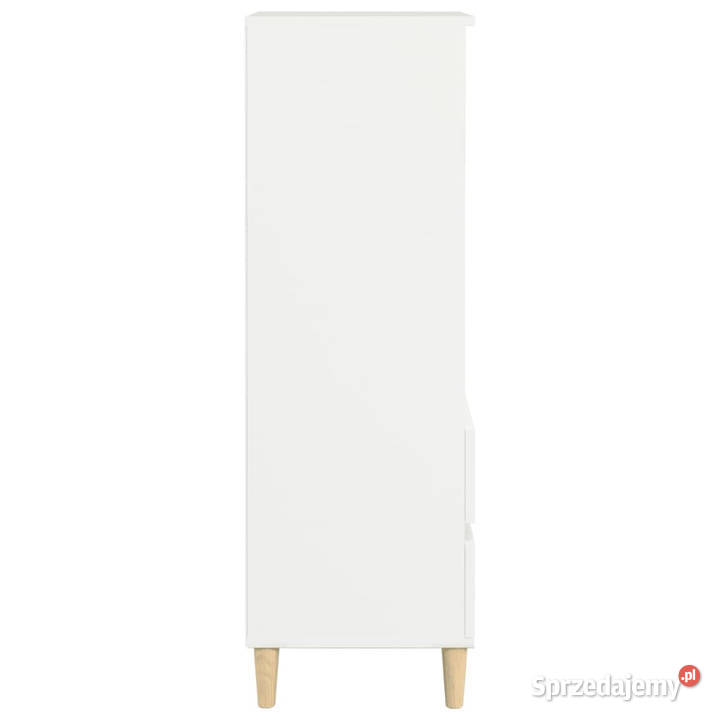 Wysoka szafka biała 40x36x110 cmmateriał Warszawa