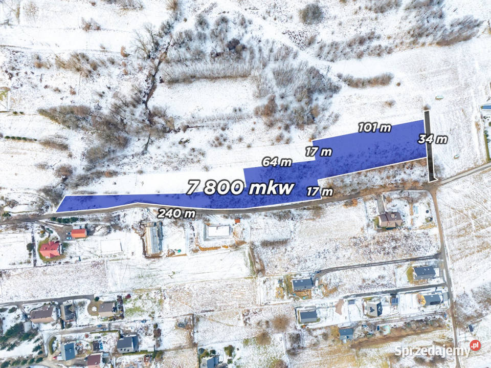 Działka budowlana Podstolice 1432m2 PUM