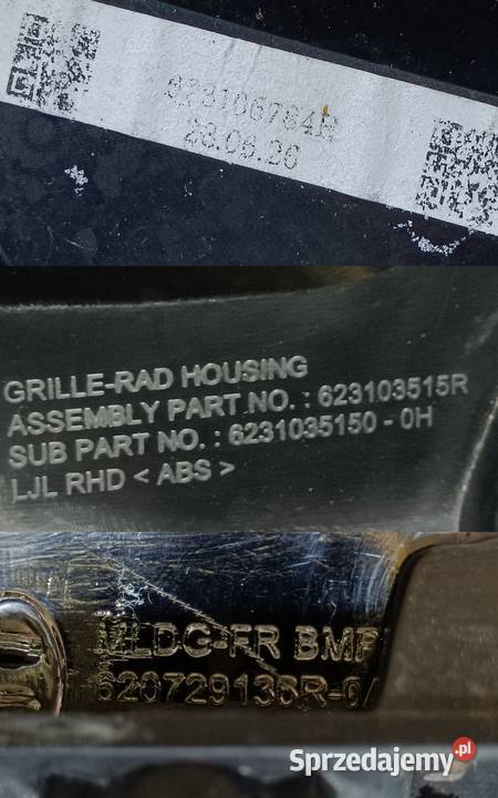 RENAULT ARKANA GRILL ATRAPA CHŁODNICY ZDERZAK Pleszew sprzedam