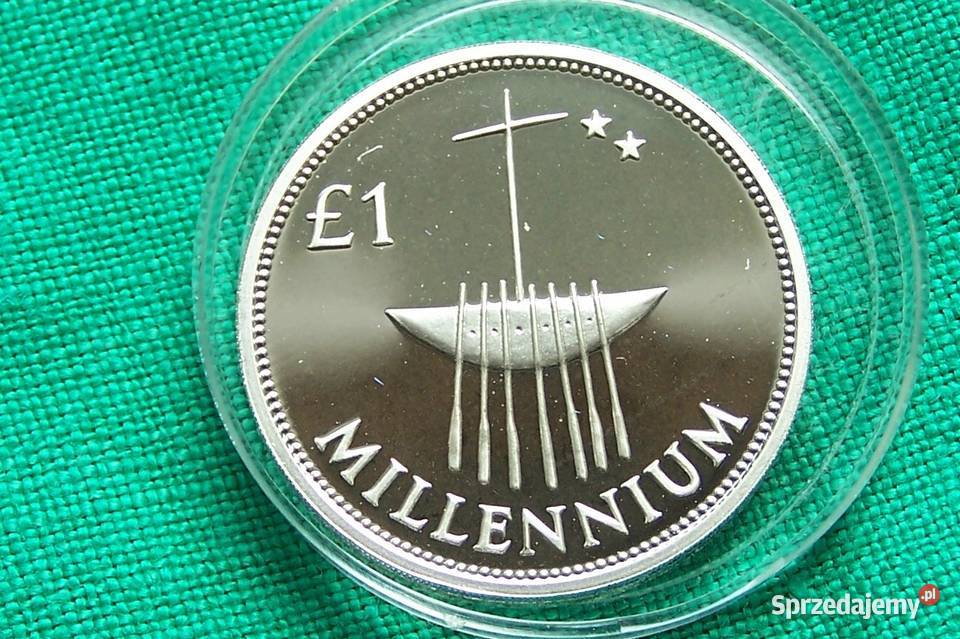 Irlandia 1 funt 2000 Ag Millenium Elbląg