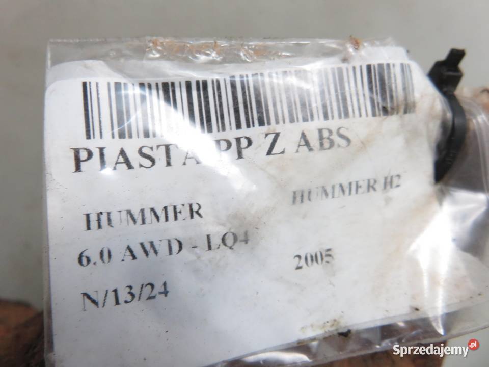 ZWROTNICA PIASTA PRZEDNIA PRAWA HUMMER H2 60 osobowe Piasty i łożyska kół
