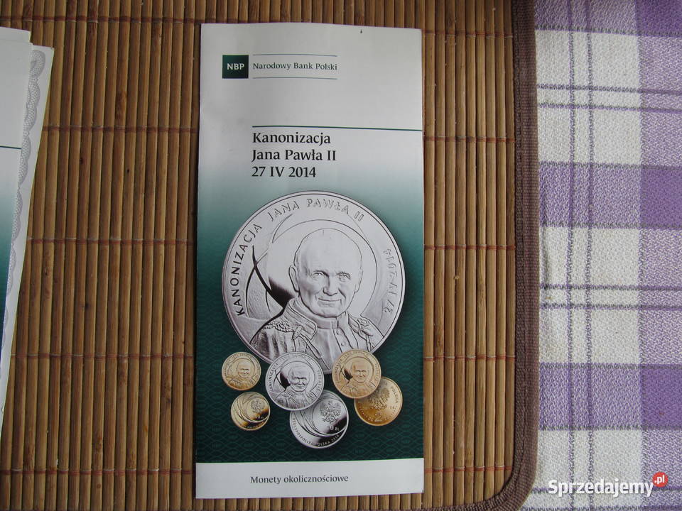 10 Kanonizacja Jana Pawła II srebro mennicza Kolekcje