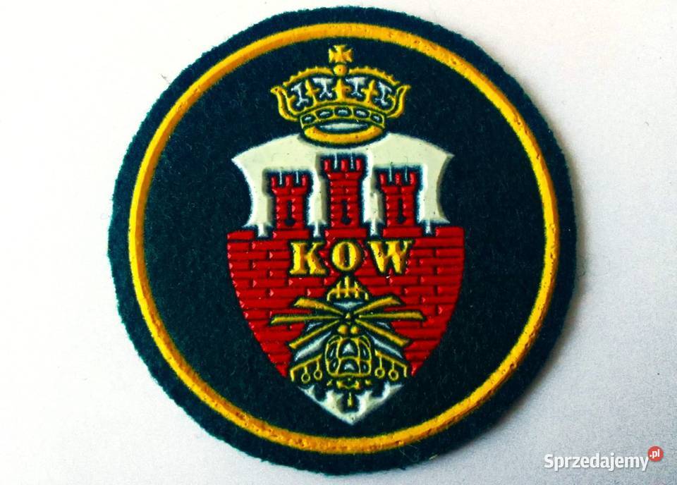 Naszywka Plakietka Emblemat KOW Krakowski Okręg zachodniopomorskie