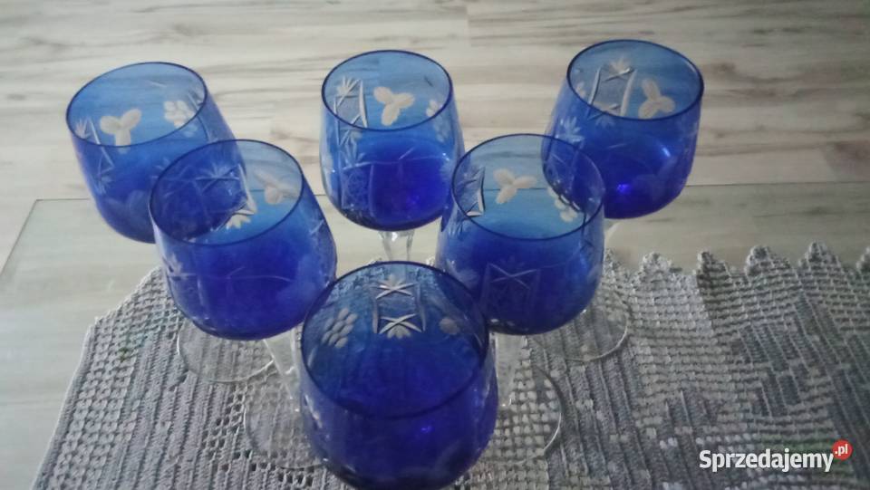 Kieliszki Kryształowe Remery PRL zestaw 6 sztuk Mysłowice sprzedam