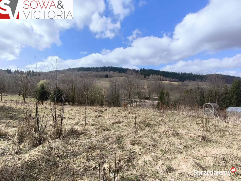 Widok na zachód słońca prąd dostępny na działce