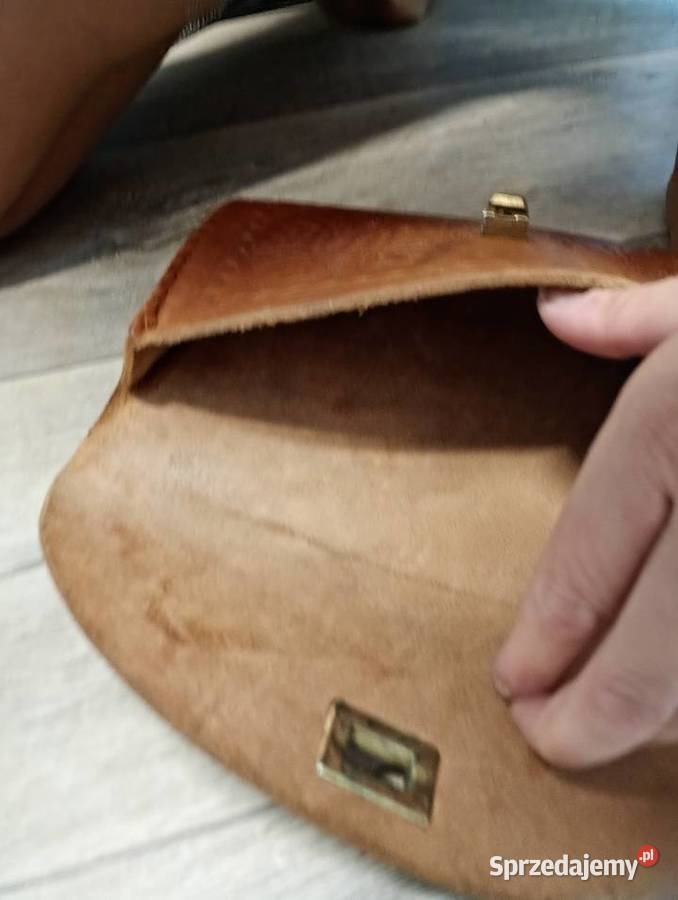 Real Leather Skórzana torebka do ręki z Madrytu Kraków