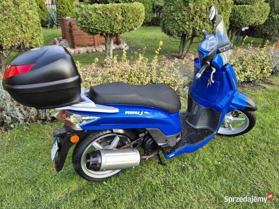 Kymco PeopleS 50 AC 2T Skuter kufer GIVI garażowany