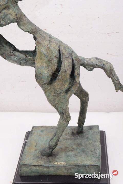 Abstracykjna Nowoczesna Rzeźba z Brązu Dziki Koń Rzeźby i figury Kraków