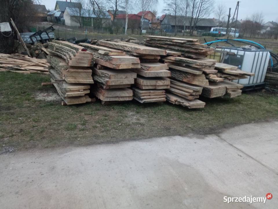 Deski dębowe tarcica 5 i 10 grube Charlejów sprzedam