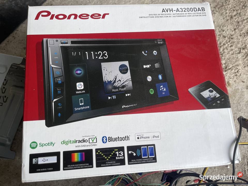Radio 2 din Pioneer a3200dab USB android Syców