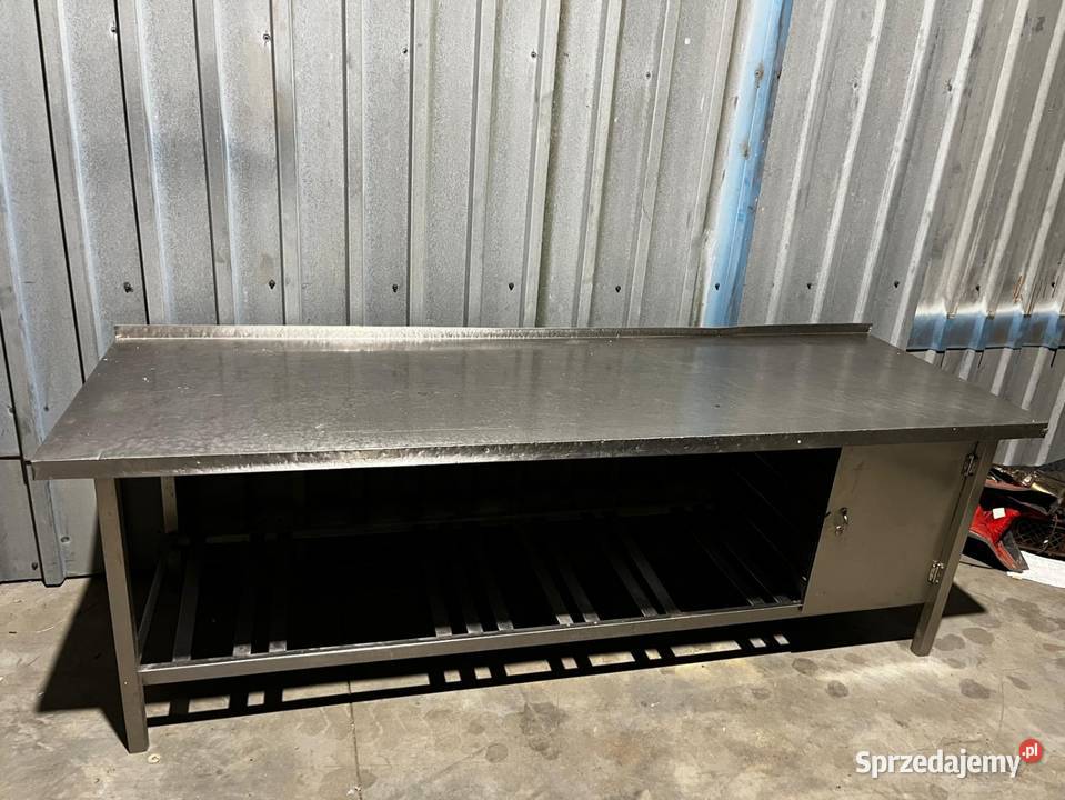 Stół gastronomiczny ze stali nierdzewnej roboczy