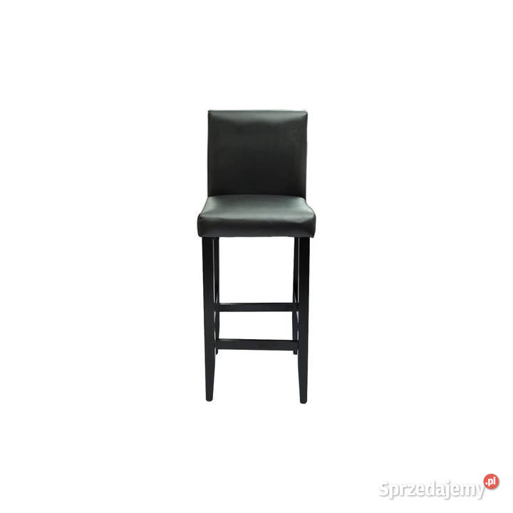 Stołki barowe 2 czarne sztuczna skóra WM240071 sprzedam